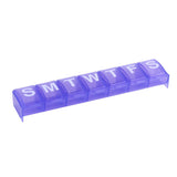 EZY DOSE pastillero semanal contorneado facilita retirar pastillas.