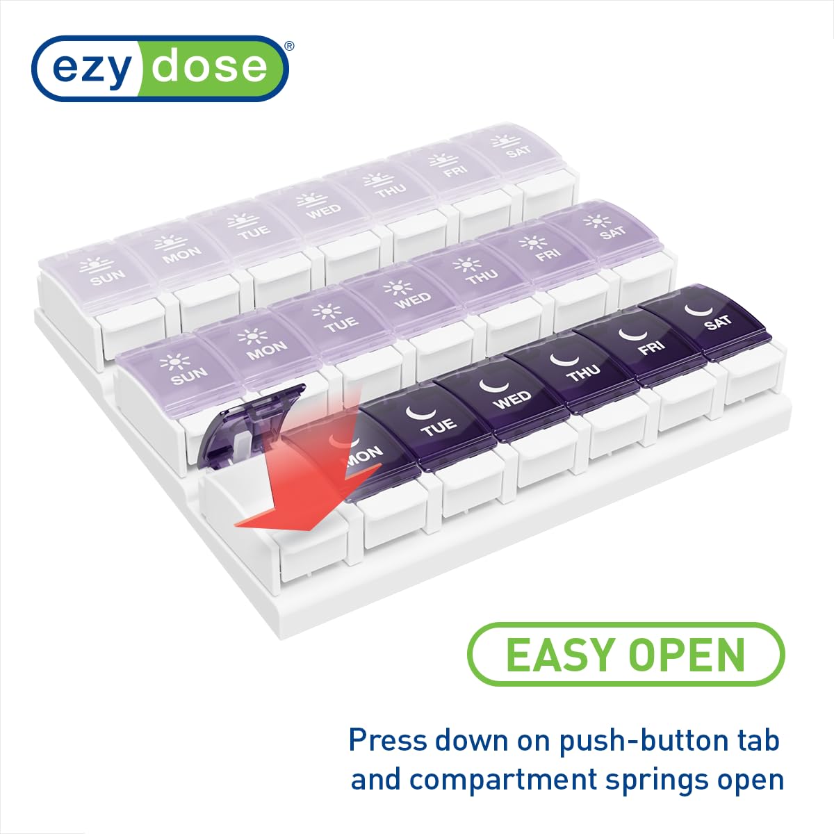 EZY DOSE: tapas grises que ayudan a distinguir horas del día.