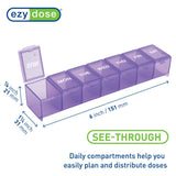 EZY DOSE Weekly sin BPA para tranquilidad diaria.