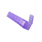 EZY DOSE Weekly tapa abierta: retirada rápida de pastillas.