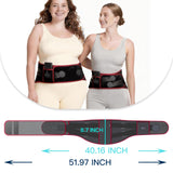 F&G cinturon masaje calefactor inalámbrico soporte lumbar ergonómico