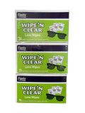 Fabric Solution Wipe'N Clear para lentes: limpieza suave sin rayas y huellas.