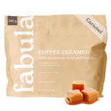 Fabula Crema de Café con Colágeno, ingredientes clave visibles para un sabor nutritivo.