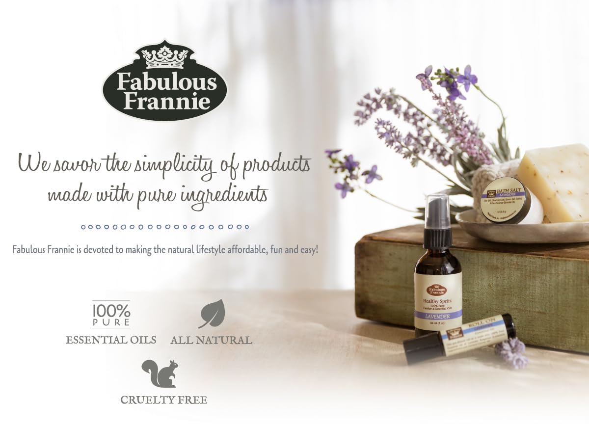Etiqueta de Fabulous Frannie Protect con información de uso aromático