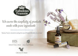 Etiqueta de Fabulous Frannie Protect con información de uso aromático