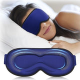 FACEMOON antifaz sueño ponderado enfoque frontal para descanso suave y estable durante viajes