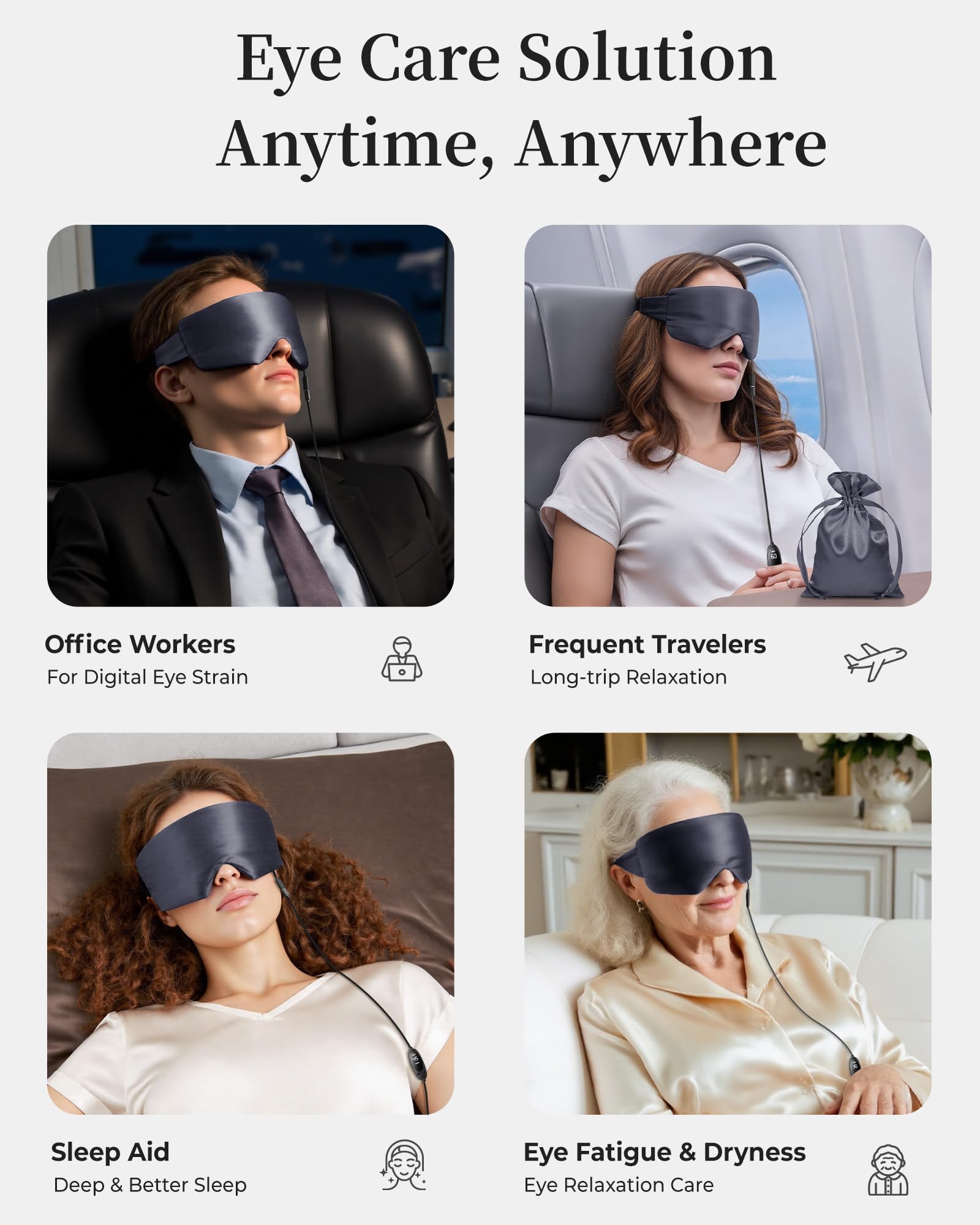 Estuche de viaje FACEMOON para transporte cómodo.