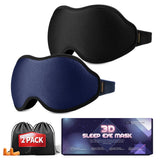 FACEMOON máscara dormir forma 3D contorneada para bloqueo total de luz y confort.