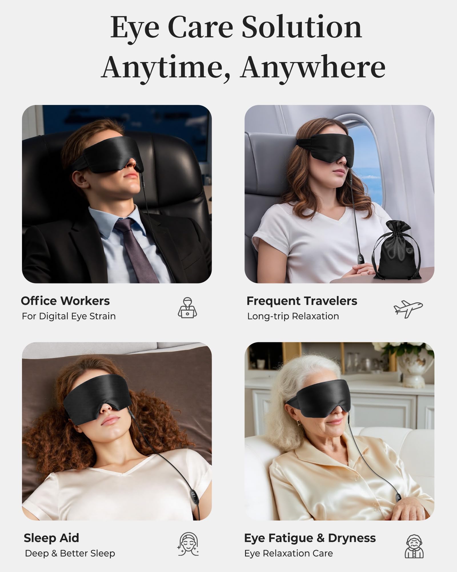 FACEMOON diseño ergonómico para reducir irritación y apoyar alivio diario.
