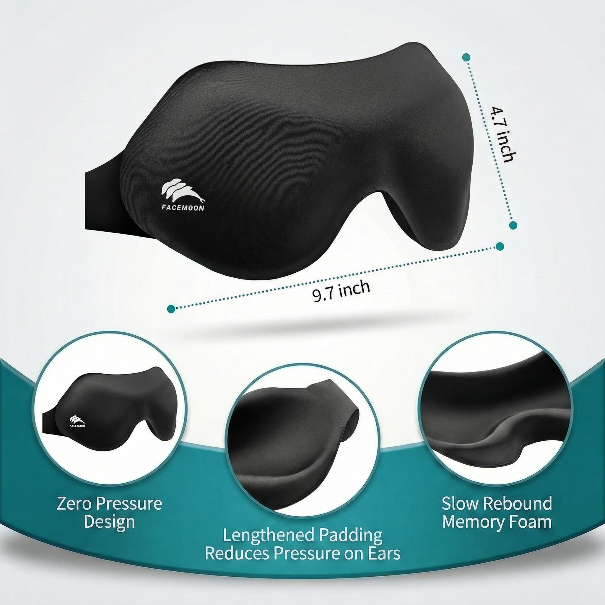 Regalo práctico FACEMOON para tranquilidad al dormir en casa o viaje