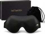Mascarilla FACEMOON de ojos 3D negro para dormir profundamente sin presión