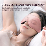 FACEMOON mascarilla con diseño contorneado para confort superior durante el sueño.