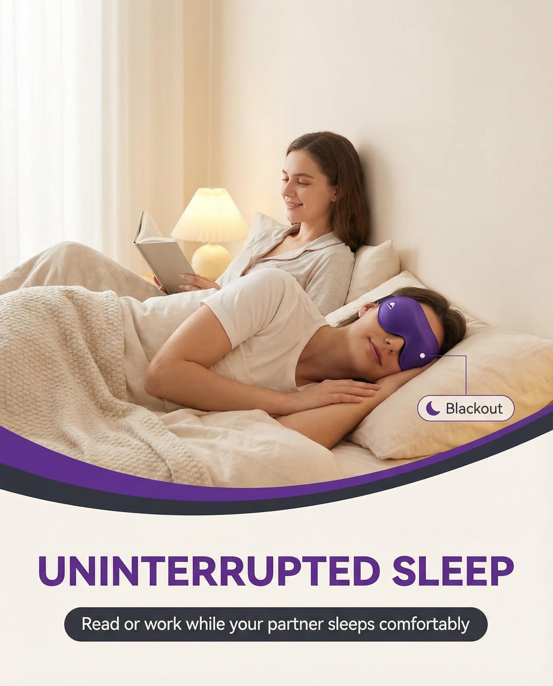 FACEMOON uso recomendado en viajes en avión para dormir mejor.