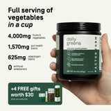 Factor Form Daily Greens, cuchara medidora incluida para dosis precisas.