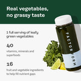 Factor Form Daily Greens, presentación compacta para bolso y gimnasio.