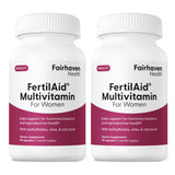 fertilaid para mujeres, botella frontal, apoyo potencial a la regularidad del ciclo