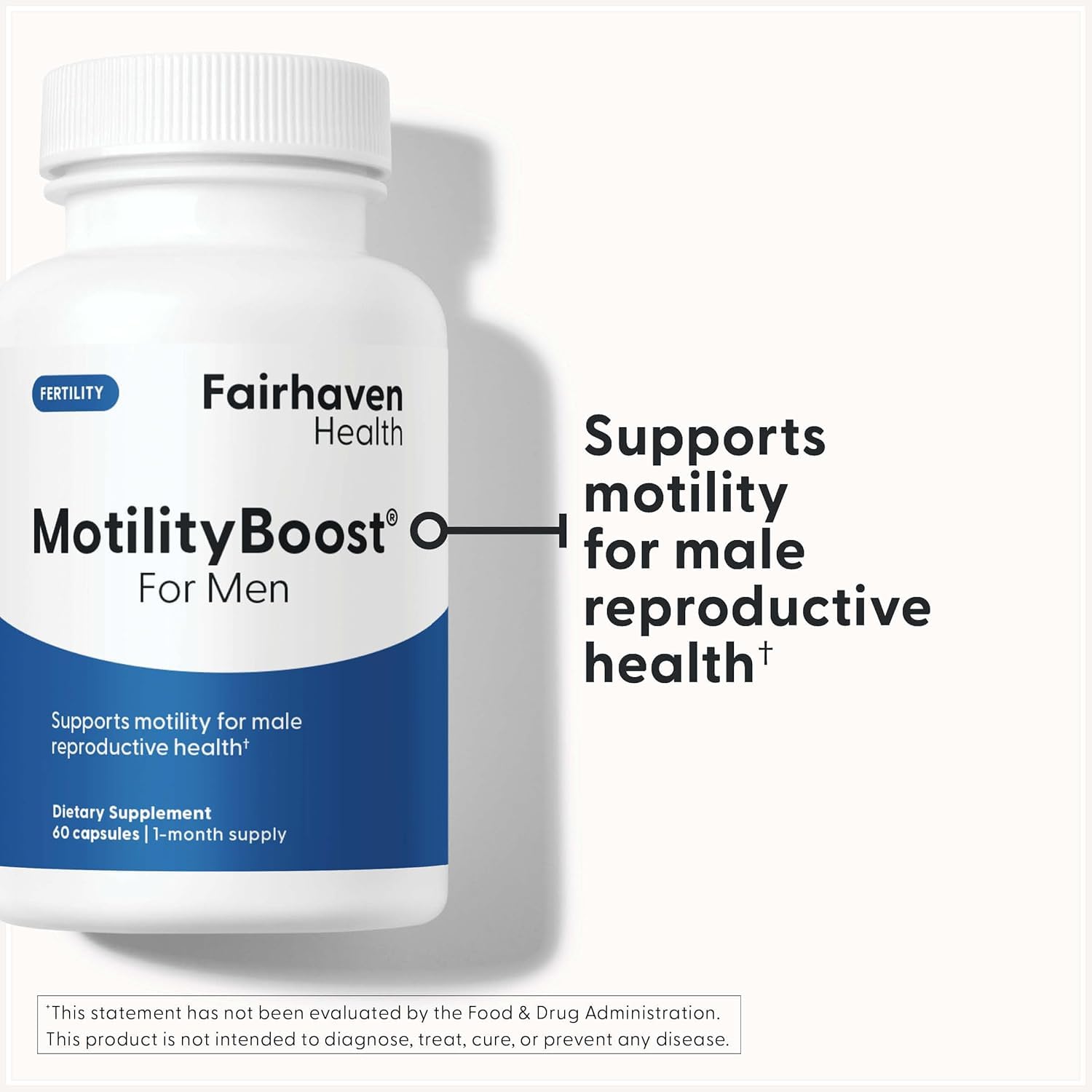 MotilityBoost botella: etiqueta legible que transmite confianza y claridad.