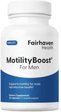 Fairhaven Health MotilityBoost: cápsulas fáciles de tomar para apoyo masculino diario.