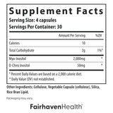 Empaque exterior de Fairhaven Health, fórmula vegana y limpia para bienestar general.