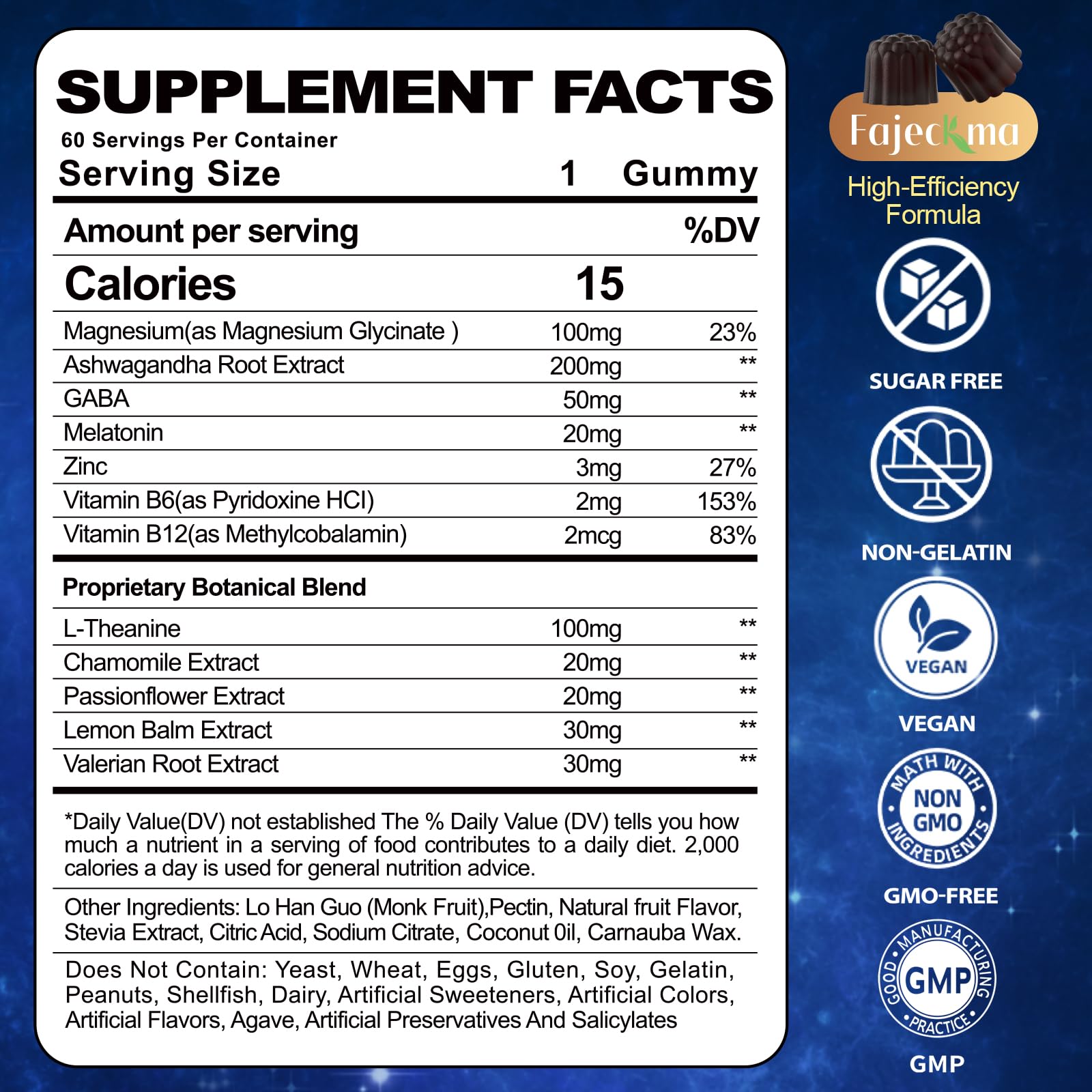 Textura frambuesa de gomitas Fajeckma Melatonina 20 mg, sabor agradable para dormir
