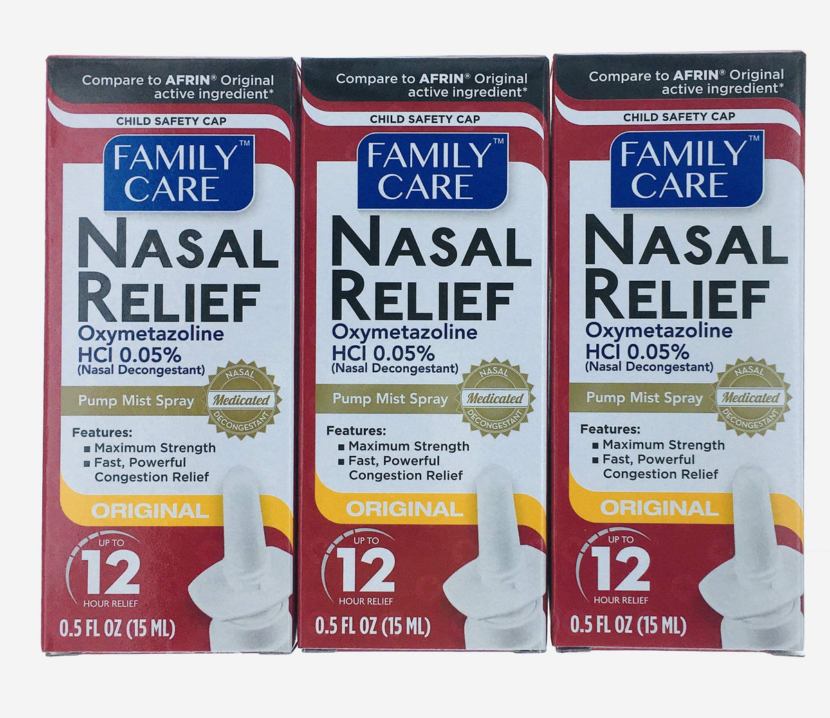 Family Care pulverizador nasal: botella lista para uso diario cómodo