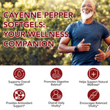 Fanshi Cayenne Cápsulas Blandas, ingredientes D3, K2 y E destacados en etiqueta