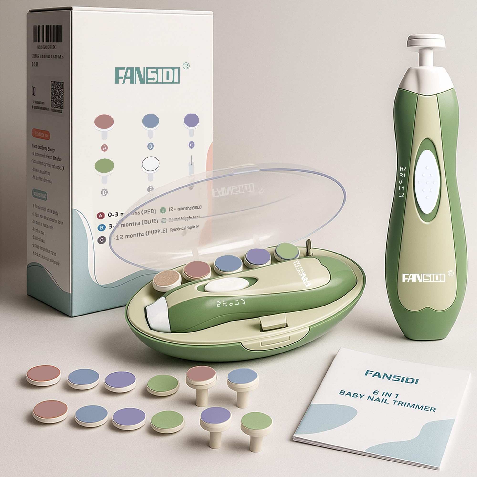 Fansidi estuche compacto para viaje y almacenamiento.