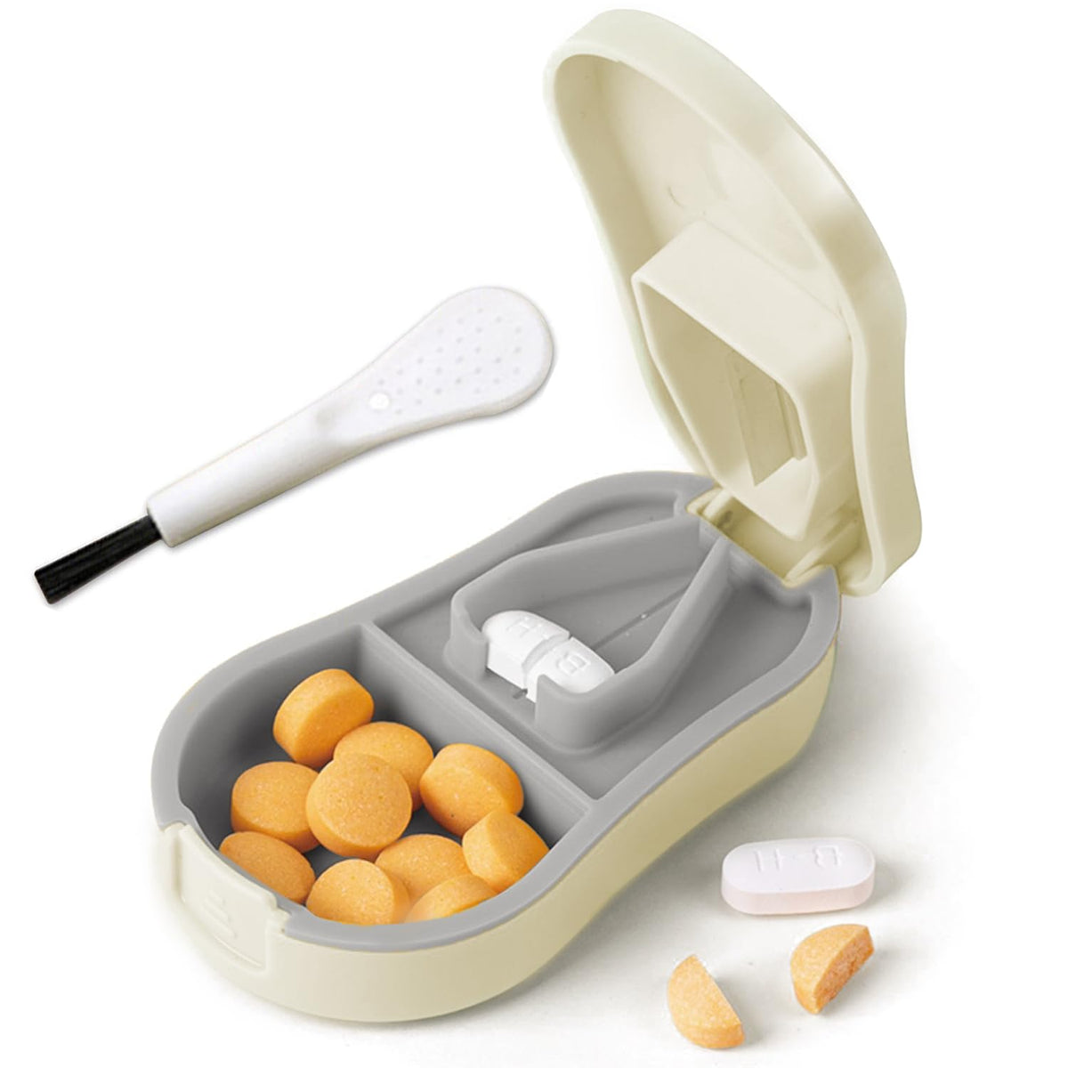 Cortador FANSTINOW para pastillas pequenas con corte preciso y cómodo.