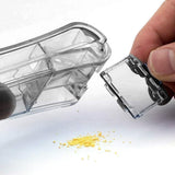 FANSTINOW estuche compacto para pastillas, ideal para viaje diario