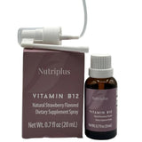 Envase de 20 ml de Farmasi Nutriplus B12 Spray listo para llevar