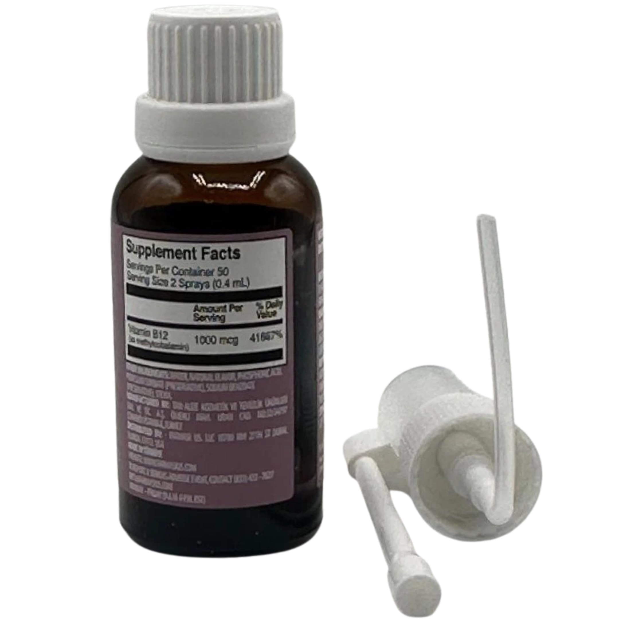 Fórmula sin aromas artificiales en Farmasi Nutriplus B12 Spray