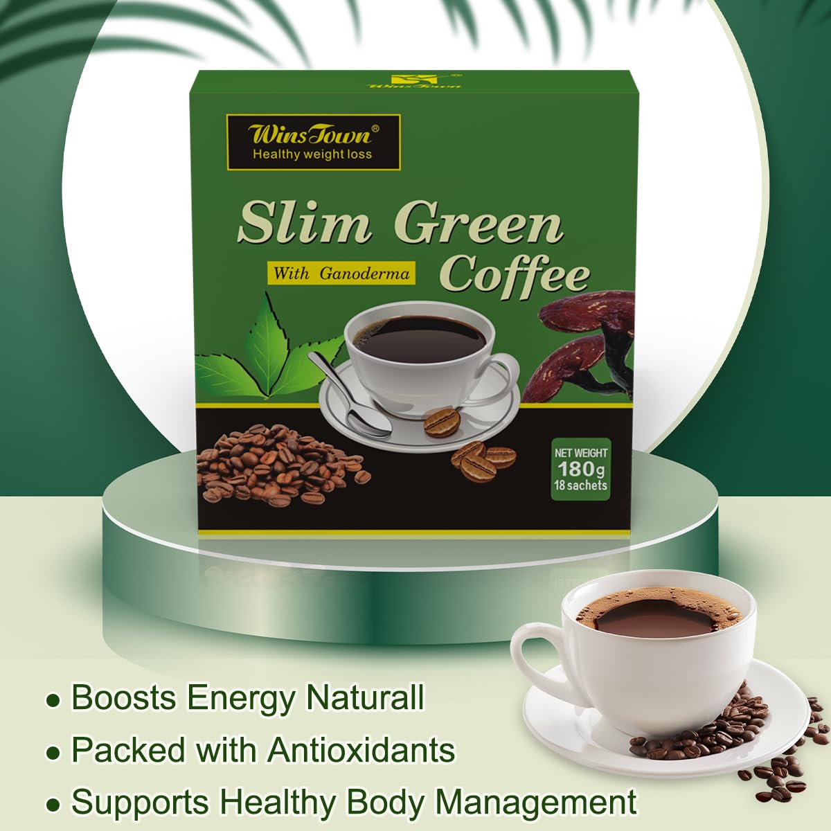FARWIX sobres de café verde para preparaciones rápidas.