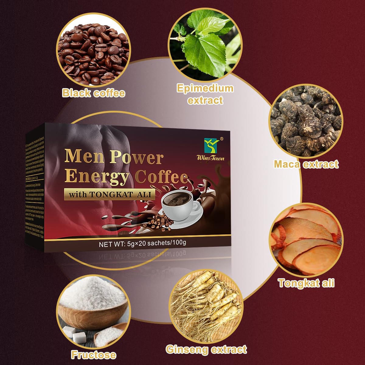 FARWIX sobre individual de café instantáneo para energía rápida.