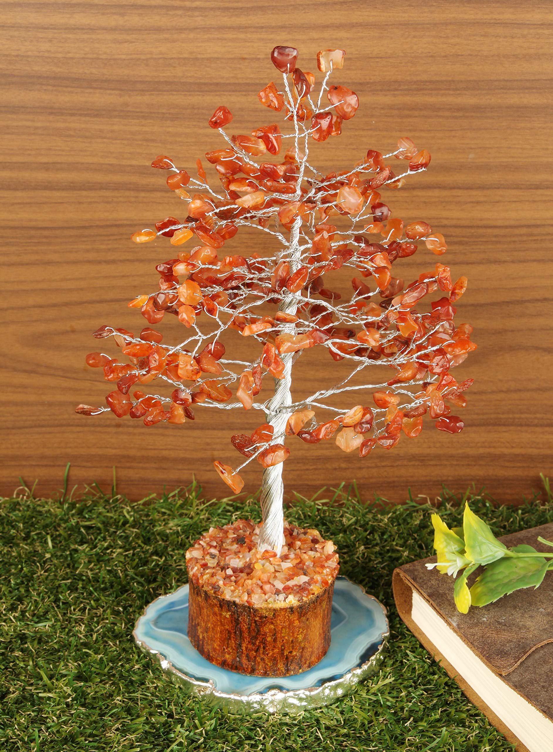FASHIONZAADI Arbol de vida con cable dorado ideal para meditación y enfoque