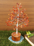 FASHIONZAADI Arbol de vida con cable dorado ideal para meditación y enfoque