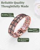 Anillo magnético de cobre Fashtour, complemento elegante para bienestar cotidiano.