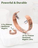 Fashtour pulsera de cobre, acabado antiarañazos para mayor durabilidad
