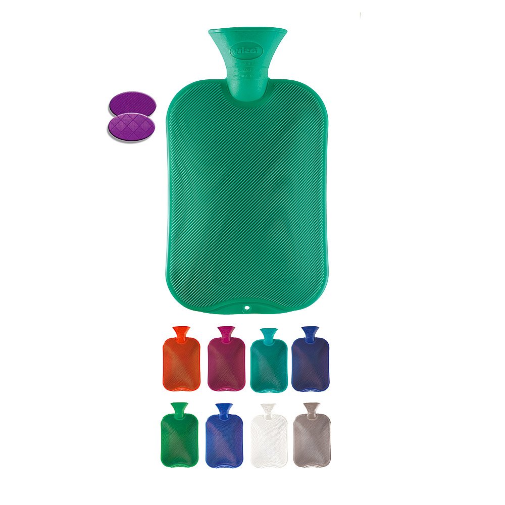 Botella Fashy de agua caliente 2 L para calor sostenido en casa.