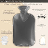 Material sin olor y reciclable de la botella Fashy granate.