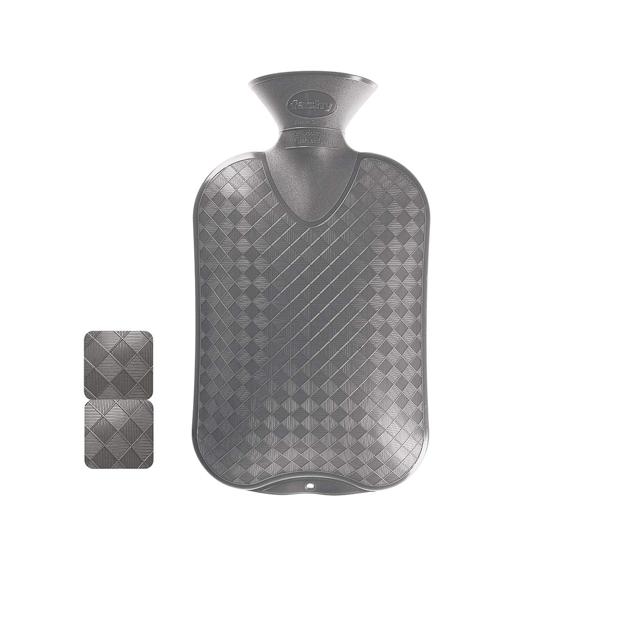 Tapon y cuello integrados de Fashy evitan fugas, uso seguro