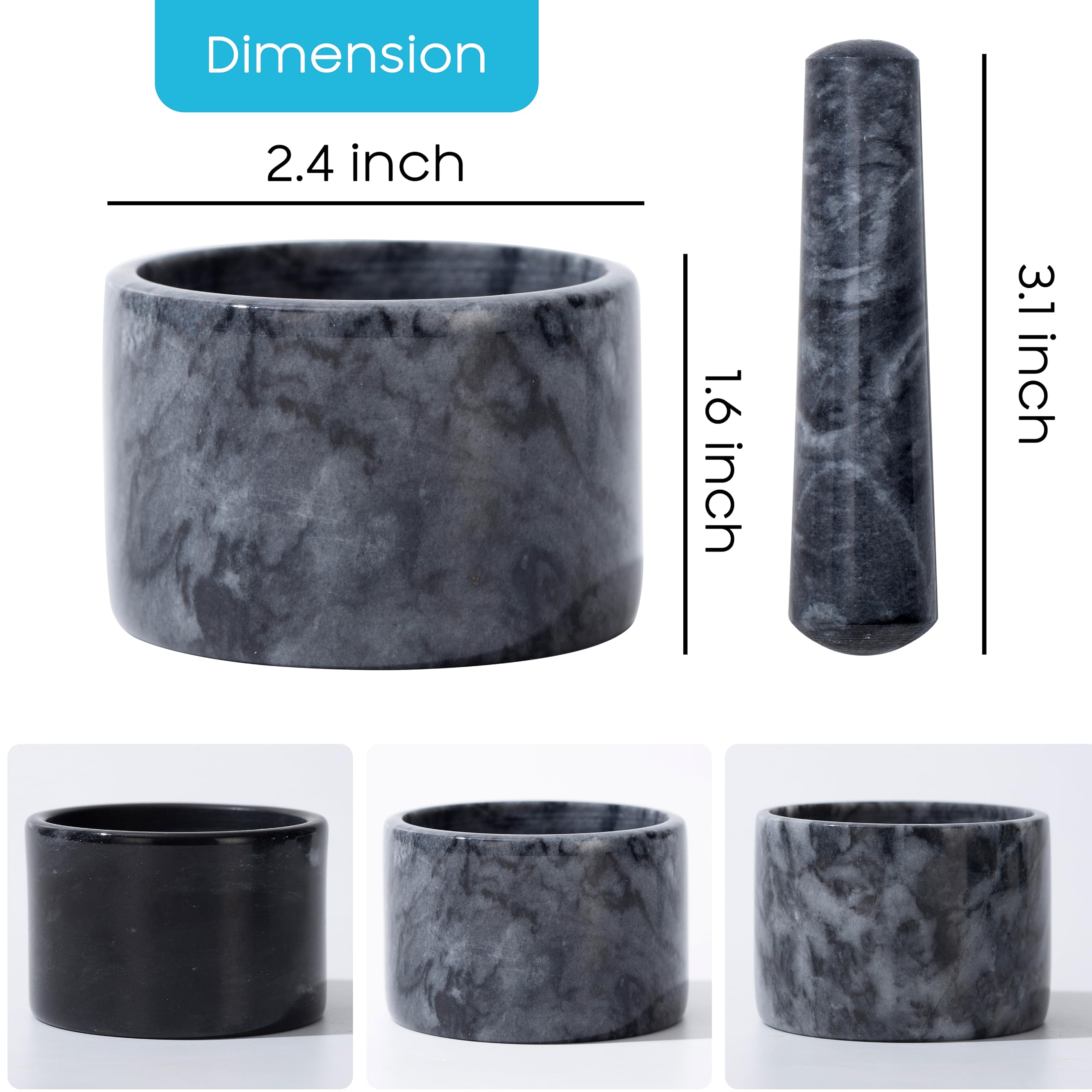Pilon Fasolahome de piedra mármol para molienda con precisión.