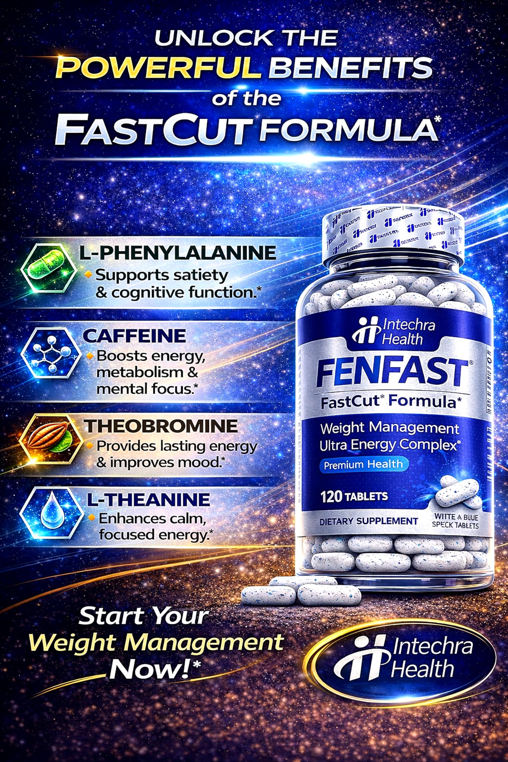 FASTCUT en frasco, opción conveniente para dieta diaria.