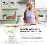 Textura cremosa de FASTer Way Vanilla para batidos suaves