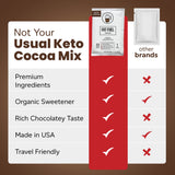 Fat Fuel Keto Cocoa listo para batidos durante el entrenamiento.