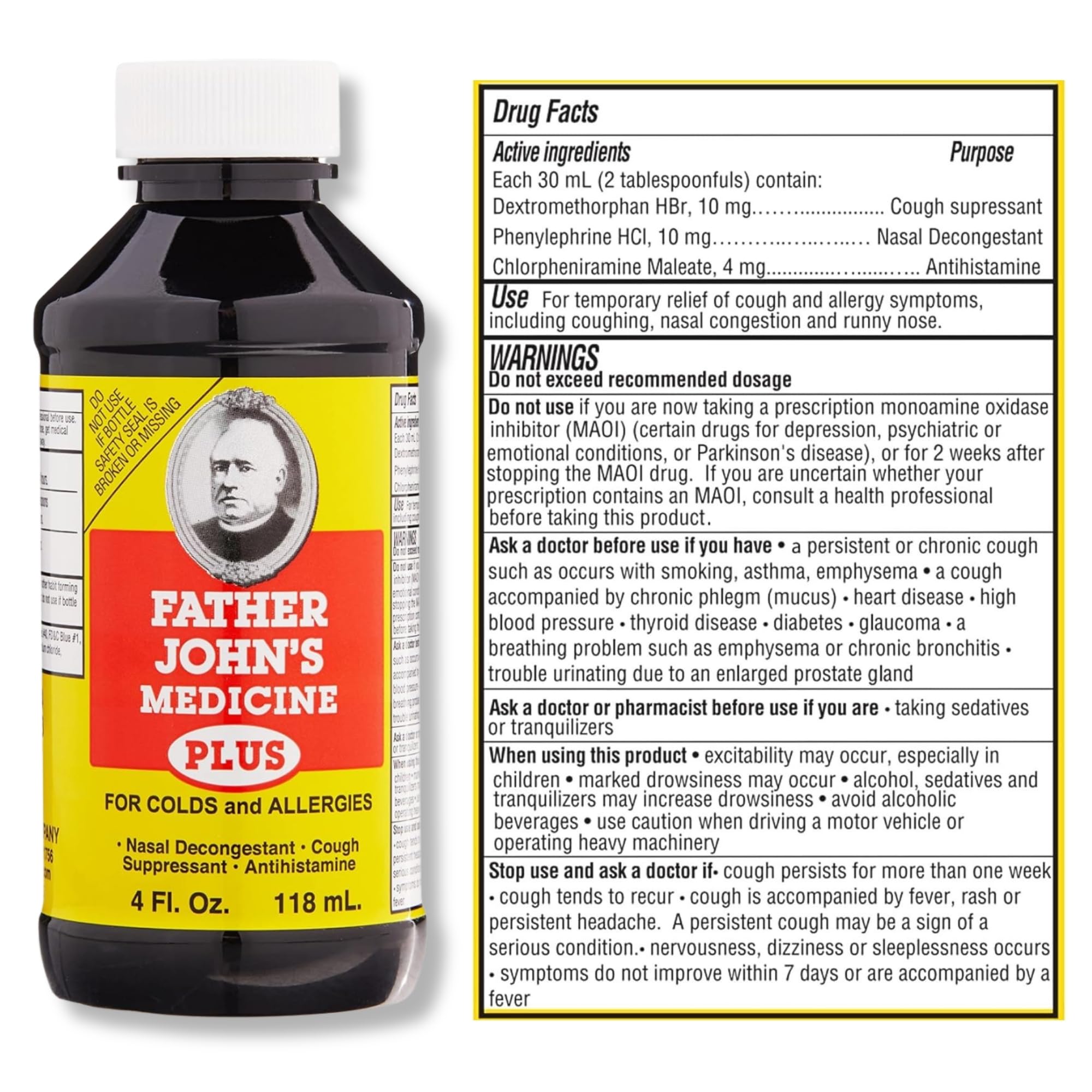 Escena en casa con el kit Father John’s Cough Bundle.