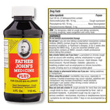 Escena en casa con el kit Father John’s Cough Bundle.