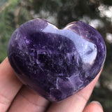 Favoramulet amatista-tamano palma, cómodo para sostener y concentrarse