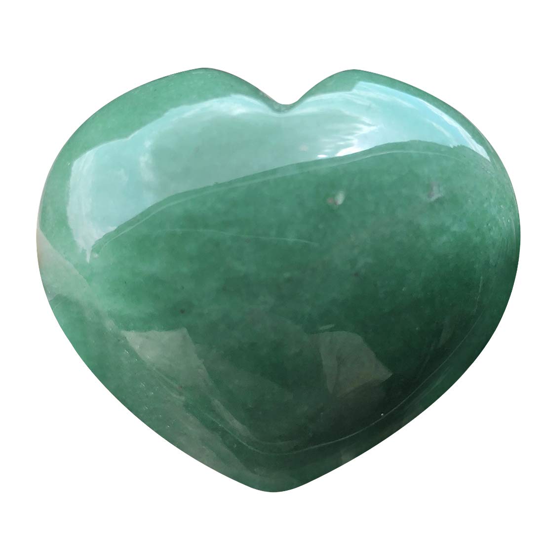 Favoramulet corazón de aventurina verde pulido, ideal para calma y enfoque diarios.