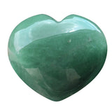 Favoramulet corazón de aventurina verde pulido, ideal para calma y enfoque diarios.