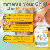 Fawelo I Can Grow: cápsulas para apoyo muscular y óseo.